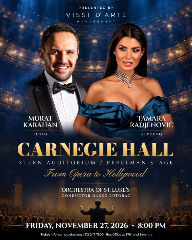 Stern Auditorium at Carnegie hall, New York City- Special Gala concert with the symphony orchestra